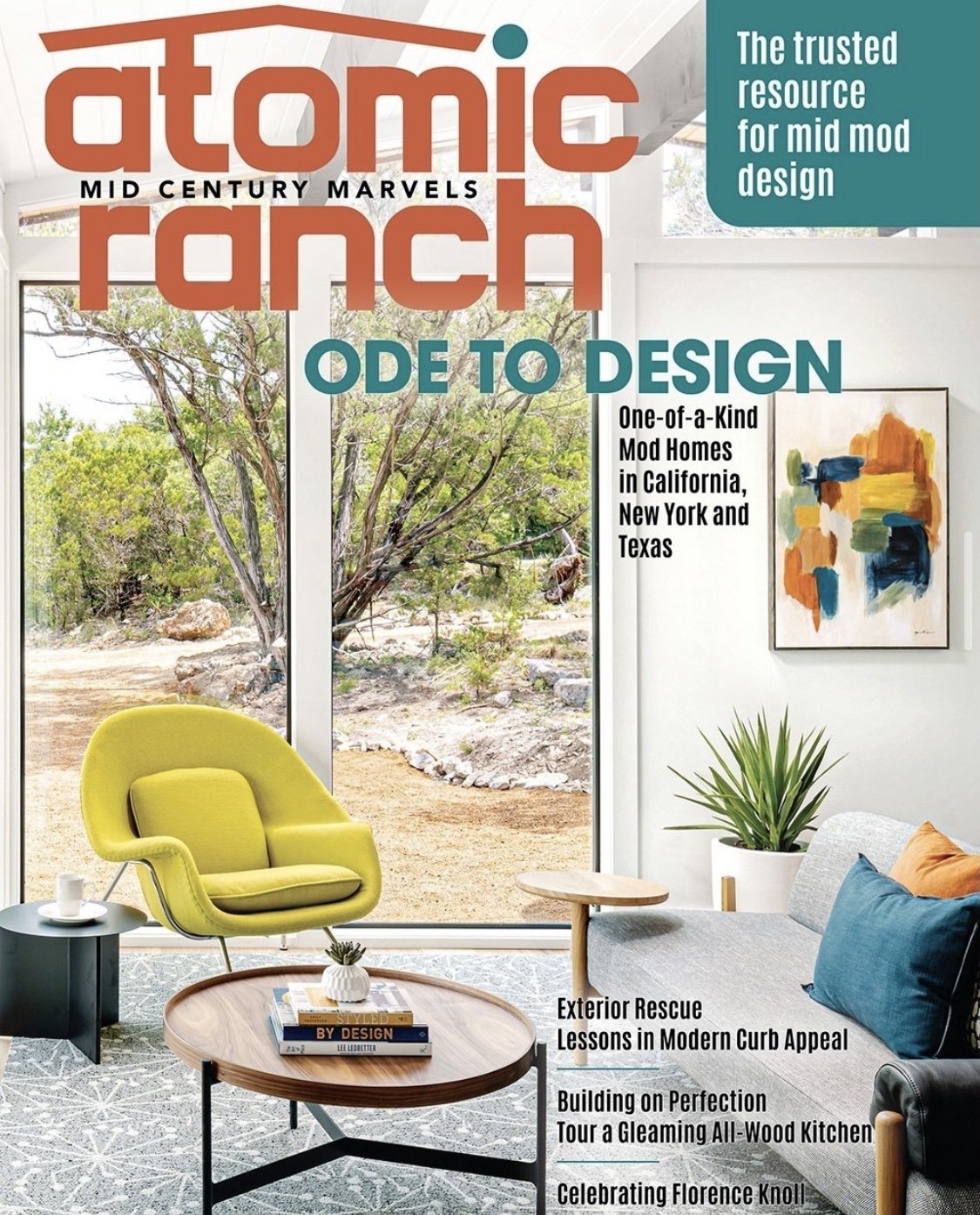 Breathe Design Studio featured on the cover of Atomic Ranch Magazine, Summer 2021
