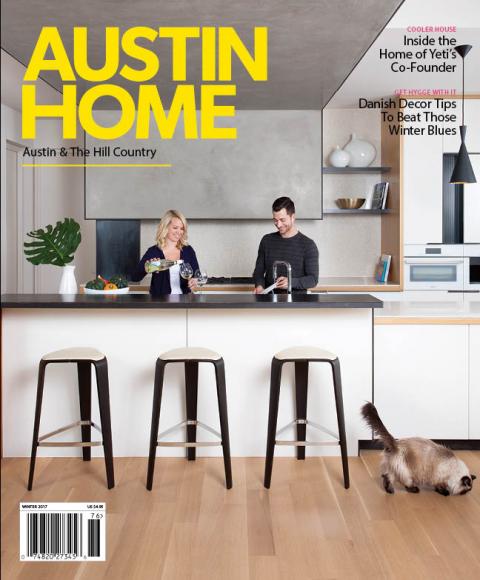 Breathe Design Studio featured in Austin Home Magazine, Winter 2017
