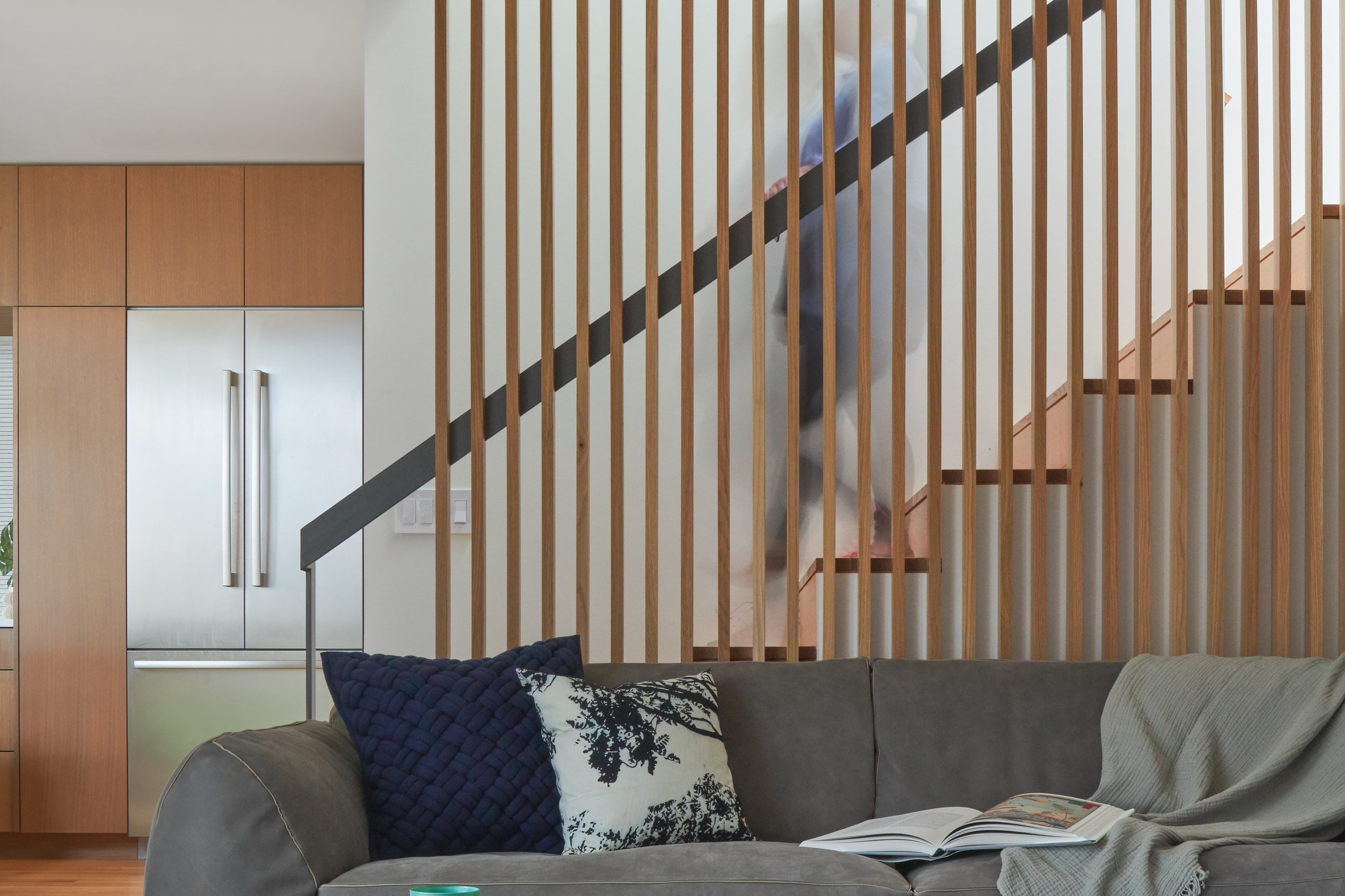 Moody modern duplex in Westlake designed by Breathe Design Studio